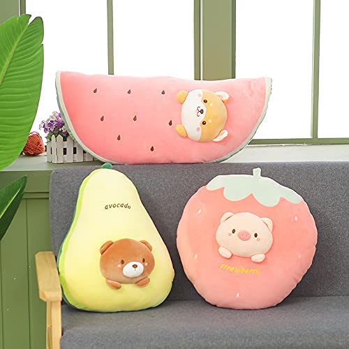 21 Inch Soft Avocado-Bear Plush Hugging Pillow Cute Stuffed Animal Plushies Toy Kids Stuffed Animals Plush Toys for Birthday, Valentine, Christmas or Daily