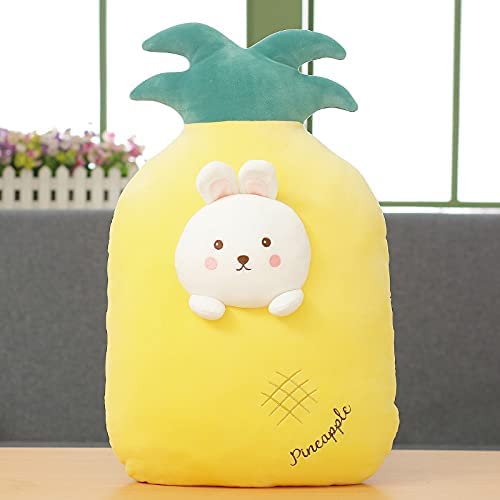 21 Inch Soft Pineapple-Rabbit Plush Hugging Pillow Cute Stuffed Animal Plushies Toy Kids Stuffed Animals Plush Toys for Birthday, Valentine, Christmas or Daily