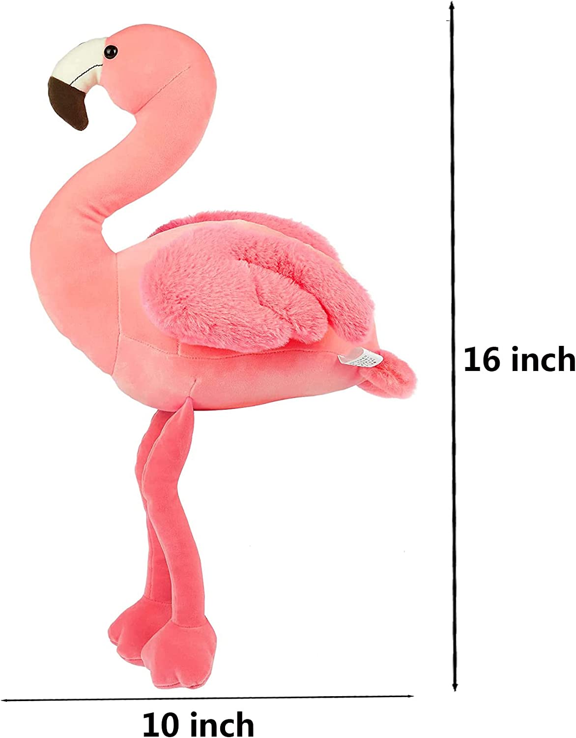 Soft Flamingo Stuffed Animal Pink Plushie Flamingo Plush Toys for Home Decor Stuffed Animals Plush Figure Gift for Kids or Lover in Birthday Valentine and Christmas
