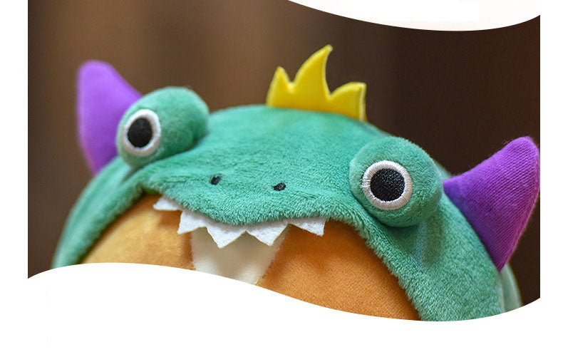 CASAGOOD Adorable Squirrel Stuffed Animal Dressed in Dinosaur Costume Plushies Chipmuck with Dinosaur Outfit Cute Plush Toys for Kids Stuffed Animals Gift for Lover 10 Inch