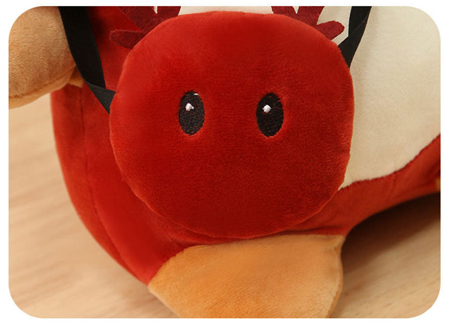 CASAGOOD Squirrel Stuffed Animal in Christmas Deer Costume, Adorable Plushies Chipmuck Wearing Red Deer Outfit, Plush Toys Chipmuck as Great Gift for Kids. Stuffed Animals for Daily 10 Inch