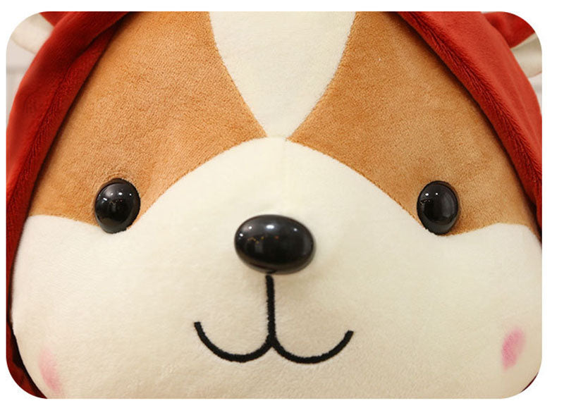 CASAGOOD Squirrel Stuffed Animal in Christmas Deer Costume, Adorable Plushies Chipmuck Wearing Red Deer Outfit, Plush Toys Chipmuck as Great Gift for Kids. Stuffed Animals for Daily 10 Inch