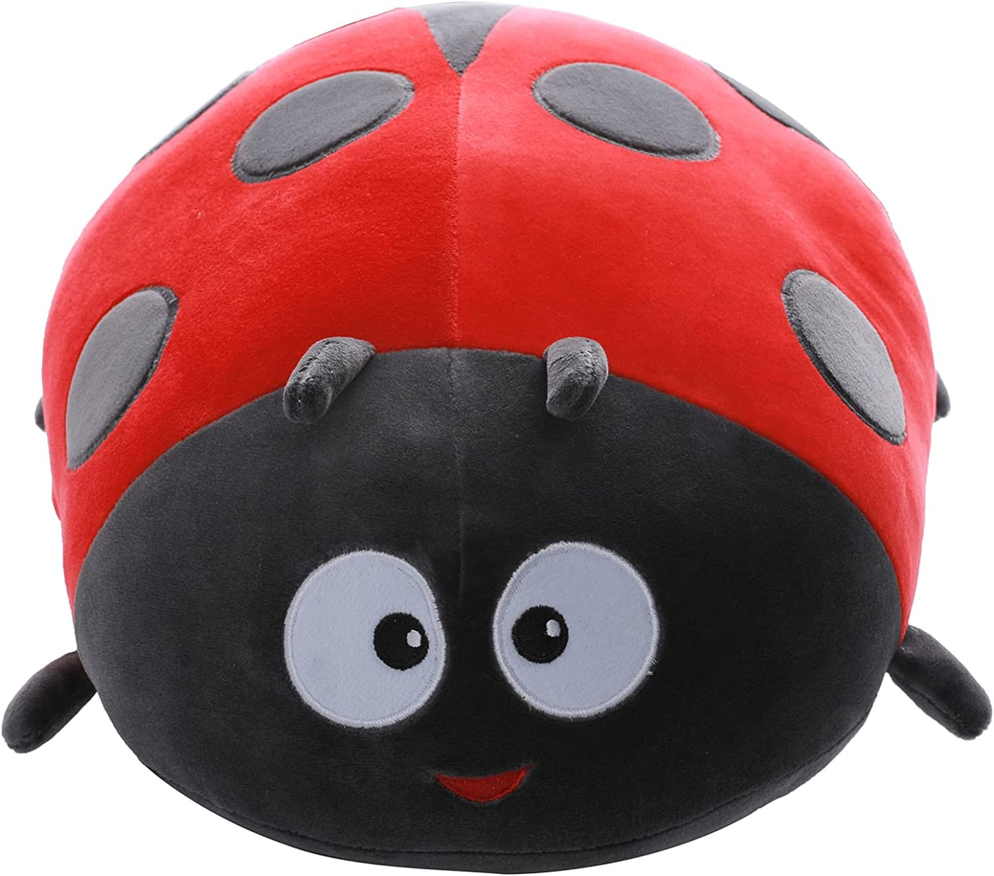 Cute 15.7 Inch Ladybug Stuffed Animals,Ladybird Plush Toys Pillow Anime Lady Beetle Plushie Hugging Pillow Ladybug Doll Gift for Kids and Lovers in Birthday, Christmas, Valentine's Day...