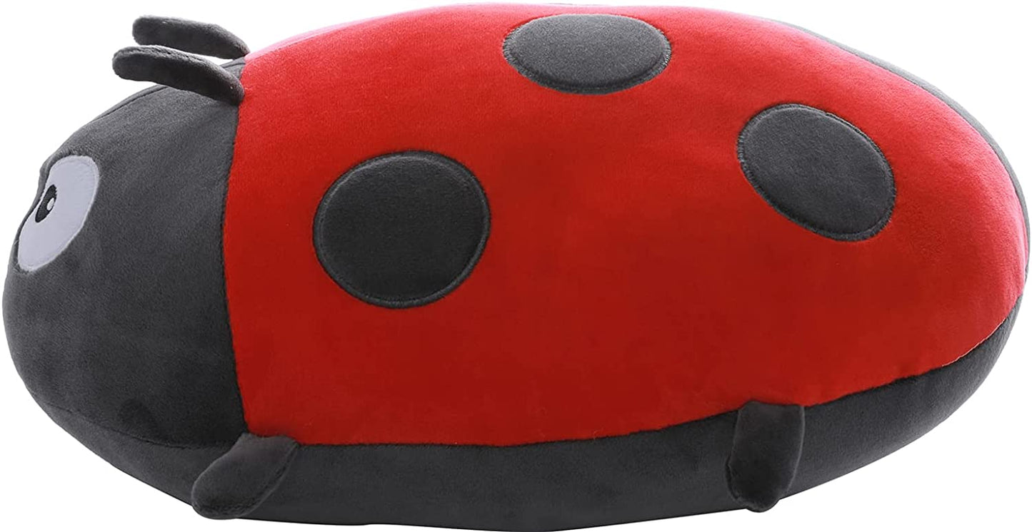 Cute 15.7 Inch Ladybug Stuffed Animals,Ladybird Plush Toys Pillow Anime Lady Beetle Plushie Hugging Pillow Ladybug Doll Gift for Kids and Lovers in Birthday, Christmas, Valentine's Day...