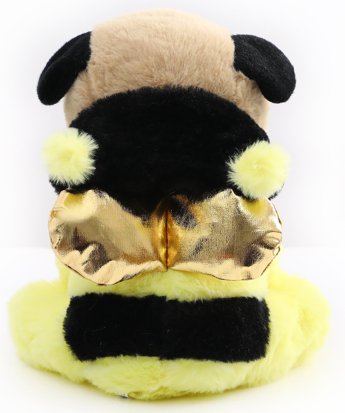 Pug Stuffed Animal, Pug Dog Wearing Cute Costume, Plushies Pug Dressed as Cute Funny Plush Toys for Kids Stuffed Animals Gift for Lover 10 Inch (Pug-BEE Plush YE)