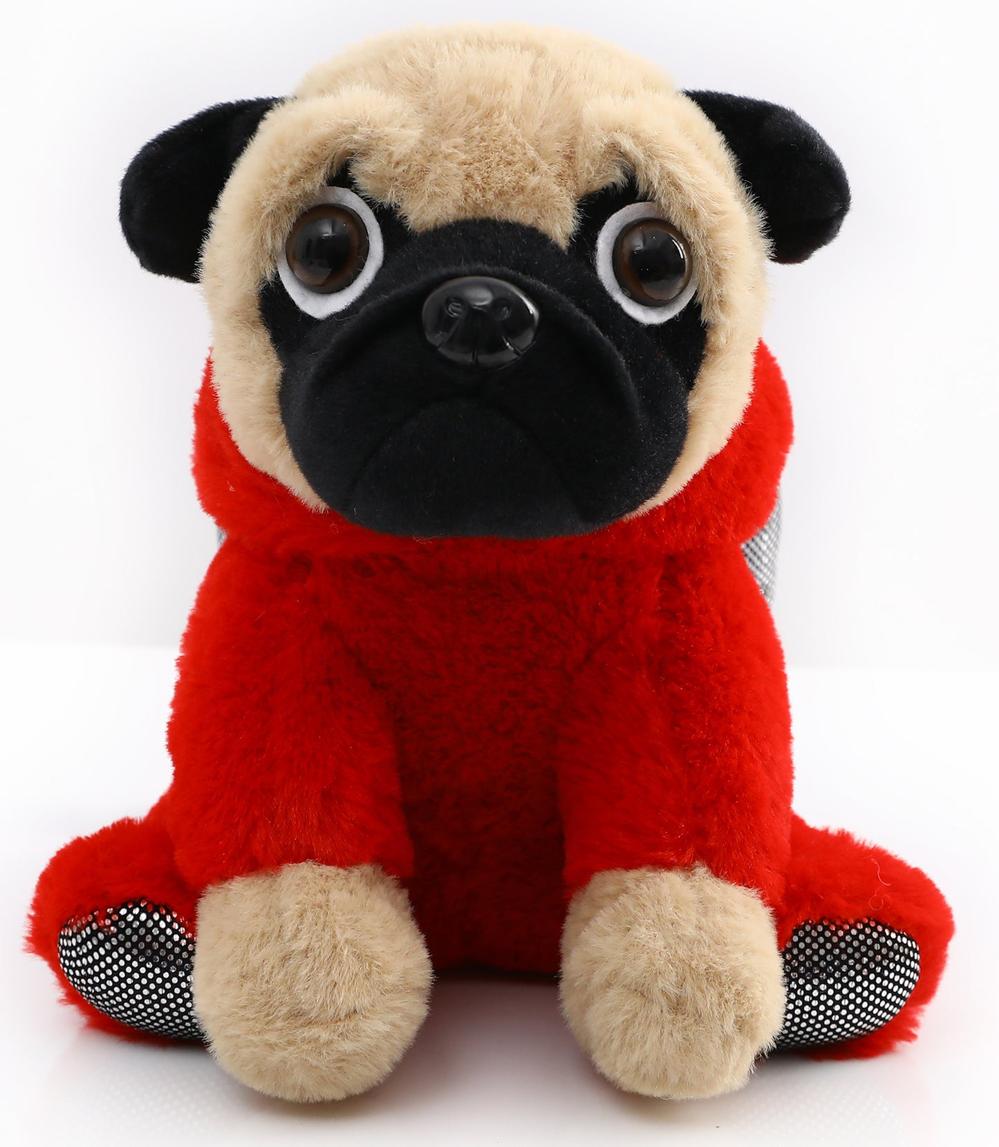 Pug Stuffed Animal, Pug Dog Wearing Cute Costume, Plushies Pug Dressed as Cute Funny Plush Toys for Kids Stuffed Animals Gift for Lover 10 Inch (Pug-Devil RE)