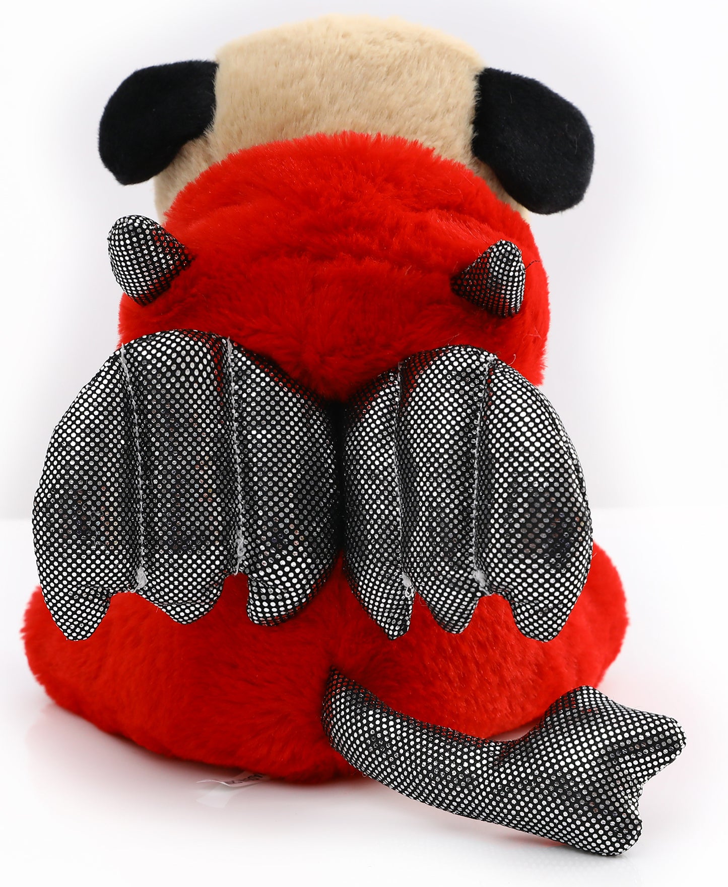 Pug Stuffed Animal, Pug Dog Wearing Cute Costume, Plushies Pug Dressed as Cute Funny Plush Toys for Kids Stuffed Animals Gift for Lover 10 Inch (Pug-Devil RE)