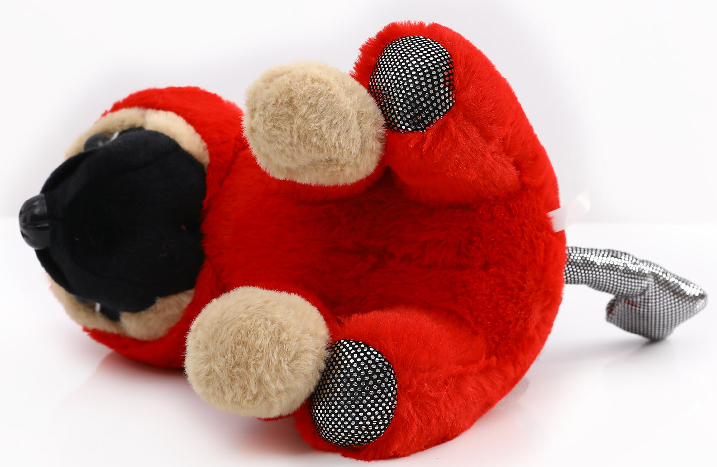 Pug Stuffed Animal, Pug Dog Wearing Cute Costume, Plushies Pug Dressed as Cute Funny Plush Toys for Kids Stuffed Animals Gift for Lover 10 Inch (Pug-Devil RE)
