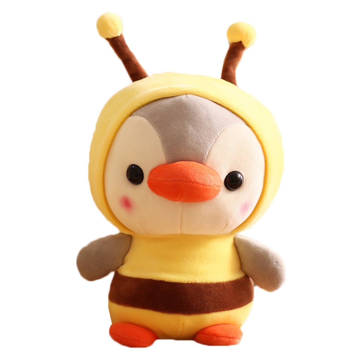 Penguin-Bee Stuffed Animal, Penguin Wearing Bee Costume,Plushies Penguin Dressed as Cute Honeybee Funny Plush Toys for Kids Stuffed Animals Gift for Lover 10 Inch