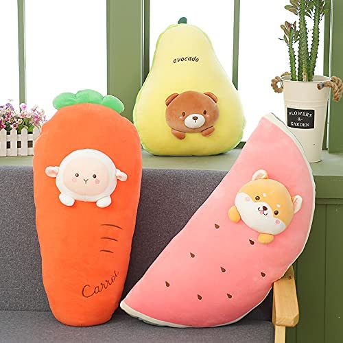 21 Inch Soft Avocado-Bear Plush Hugging Pillow Cute Stuffed Animal Plushies Toy Kids Stuffed Animals Plush Toys for Birthday, Valentine, Christmas or Daily