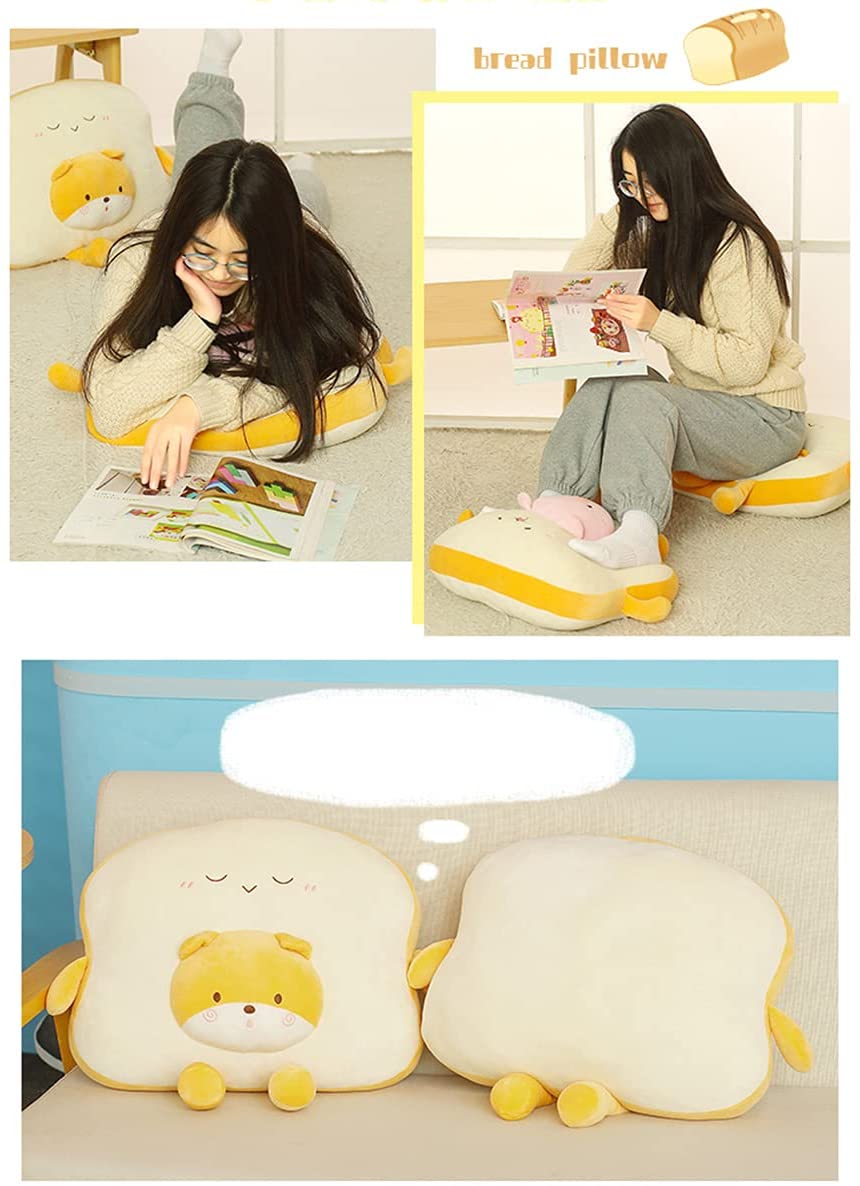 20 Inch Soft Bread-Shiba Inu Dog Plush Hugging Pillow Cute Stuffed Animal Plushies Toy Kids Stuffed Animals Plush Toys for Birthday, Valentine, Christmas or Daily.
