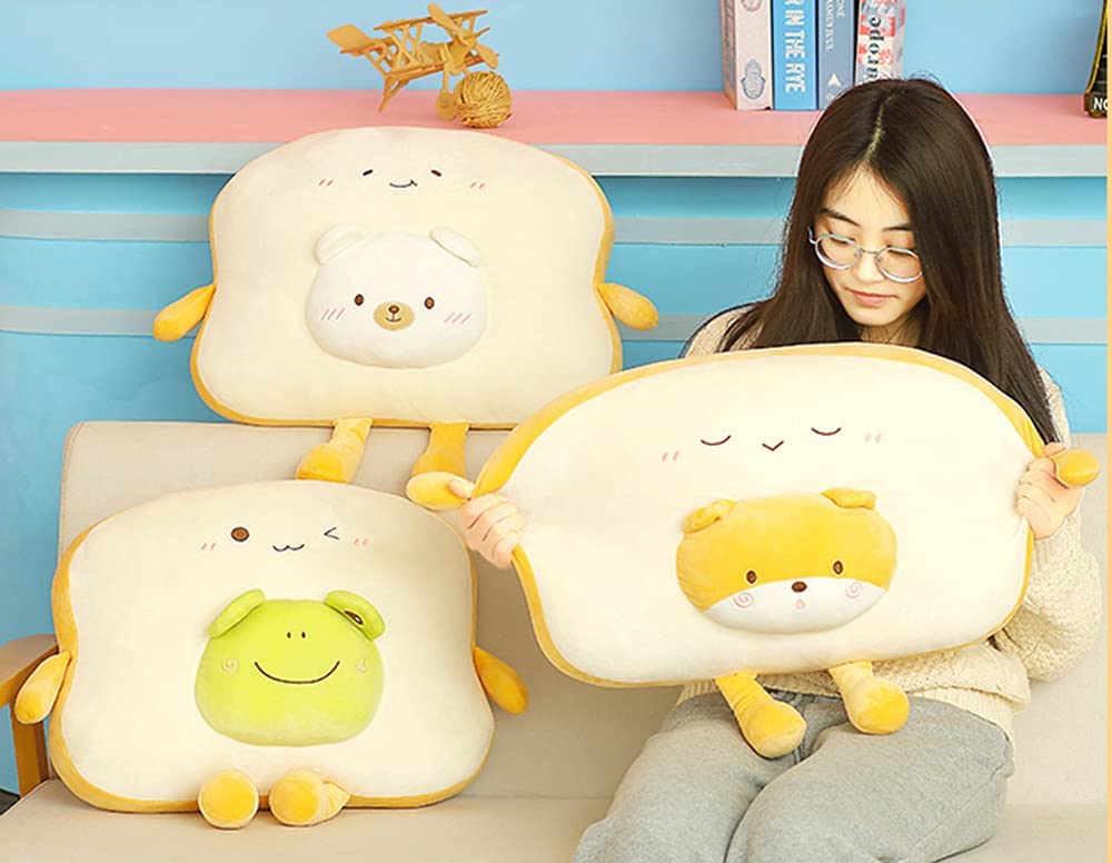 20 Inch Soft Bread-Shiba Inu Dog Plush Hugging Pillow Cute Stuffed Animal Plushies Toy Kids Stuffed Animals Plush Toys for Birthday, Valentine, Christmas or Daily.