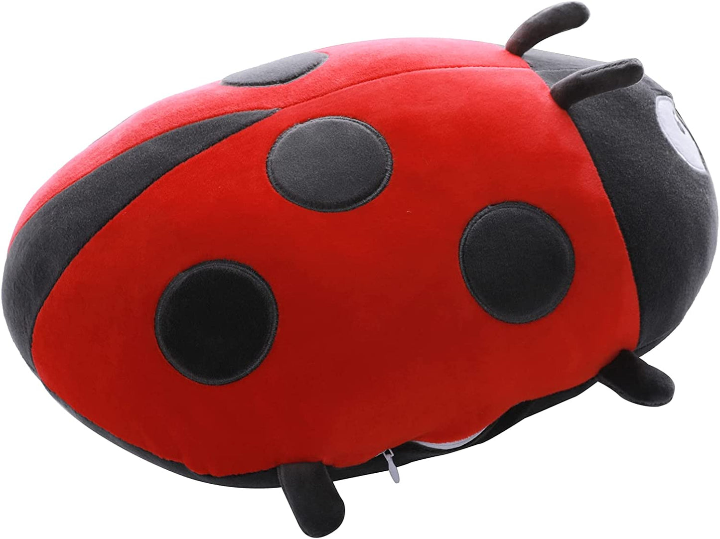 Cute 15.7 Inch Ladybug Stuffed Animals,Ladybird Plush Toys Pillow Anime Lady Beetle Plushie Hugging Pillow Ladybug Doll Gift for Kids and Lovers in Birthday, Christmas, Valentine's Day...