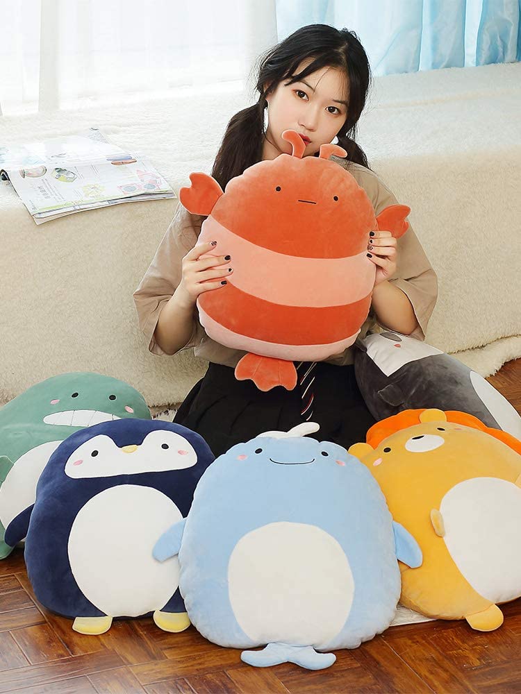 Soft Plush Hugging Pillow Cute Stuffed Animal Plushies Toy Kids Stuffed Animals Plush Toys for Birthday, Valentine, Christmas