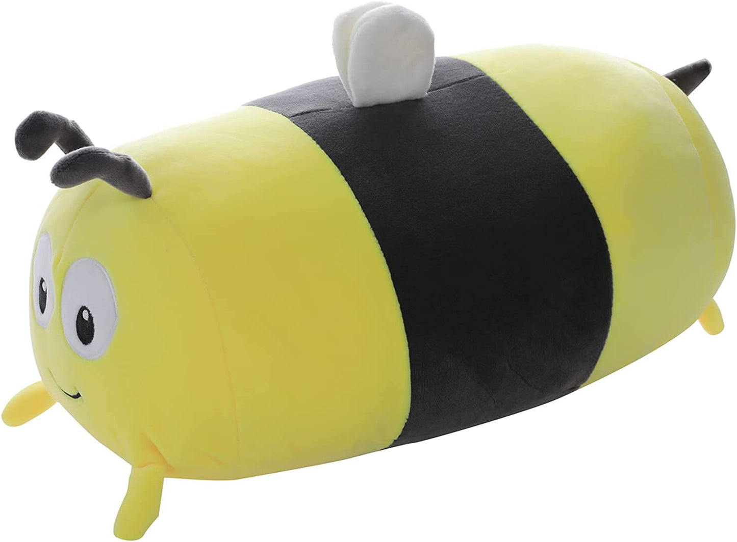 Cute 15.7 Inch Bumble Bee Stuffed Animals,Honey Bee Plush Toys Pillow, Anime Bee Plushie Hugging Pillow Bee Doll Gift for Kids and Lovers in Birthday, Christmas, Valentine's Day...