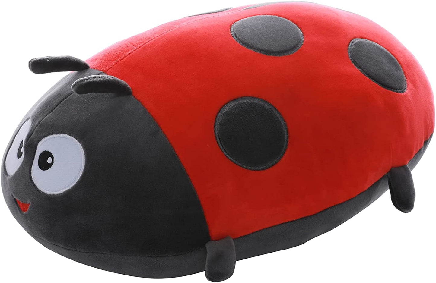 Cute 15.7 Inch Ladybug Stuffed Animals,Ladybird Plush Toys Pillow Anime Lady Beetle Plushie Hugging Pillow Ladybug Doll Gift for Kids and Lovers in Birthday, Christmas, Valentine's Day...
