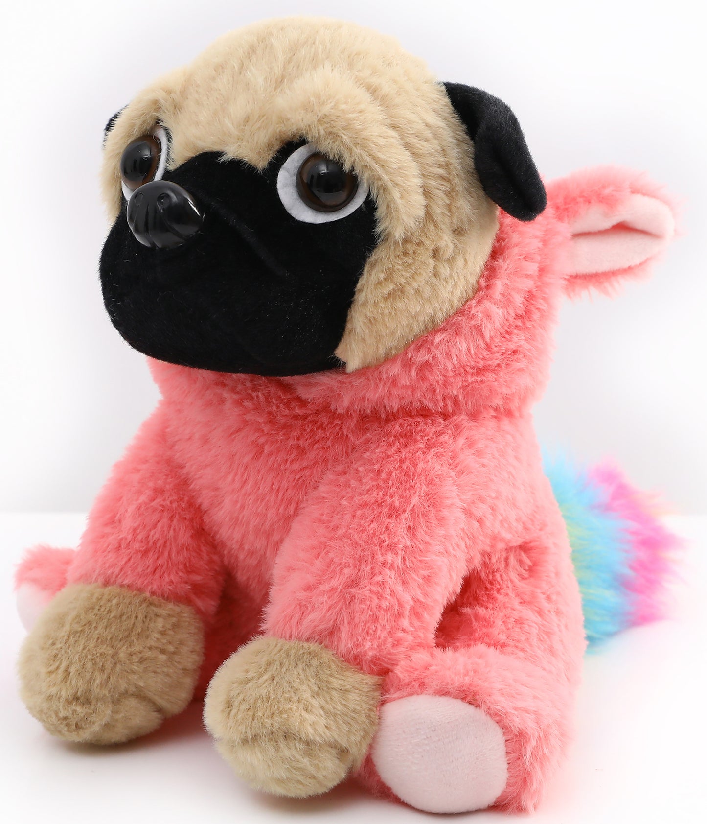 Pug Stuffed Animal, Pug Dog Wearing Cute Costume, Plushies Pug Dressed as Cute Funny Plush Toys for Kids Stuffed Animals Gift for Lover 10 Inch (Pug-Unicorn PK)