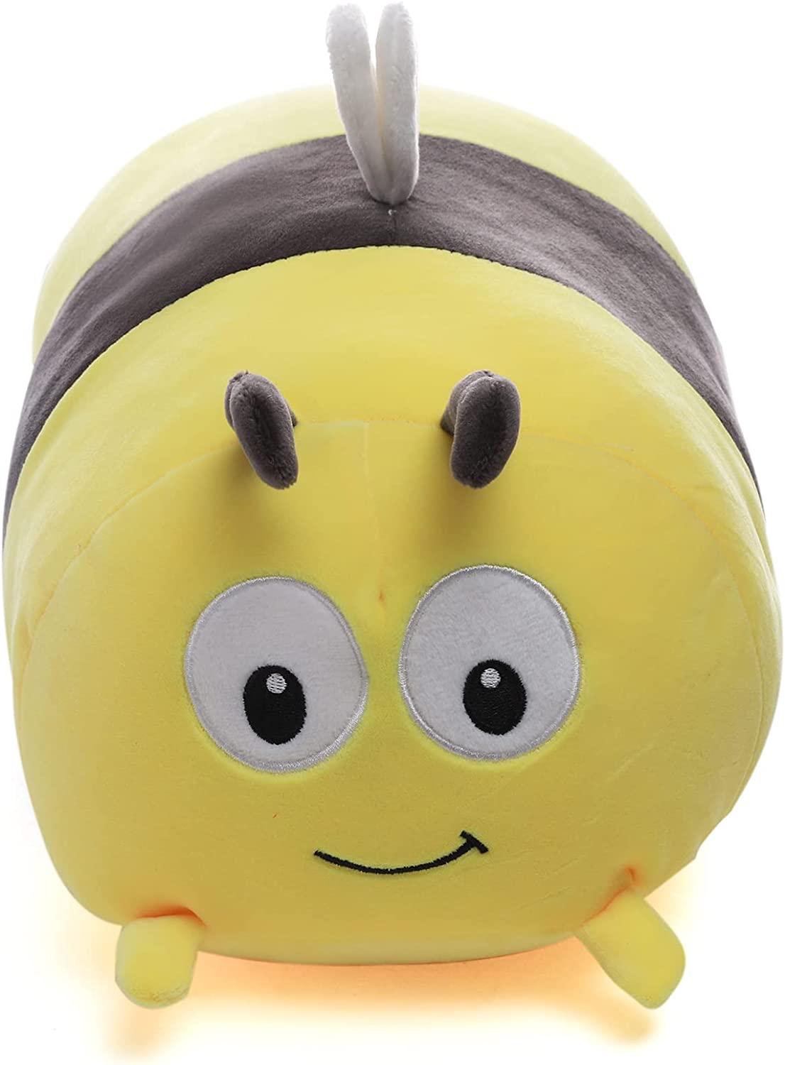 Cute 15.7 Inch Bumble Bee Stuffed Animals,Honey Bee Plush Toys Pillow, Anime Bee Plushie Hugging Pillow Bee Doll Gift for Kids and Lovers in Birthday, Christmas, Valentine's Day...