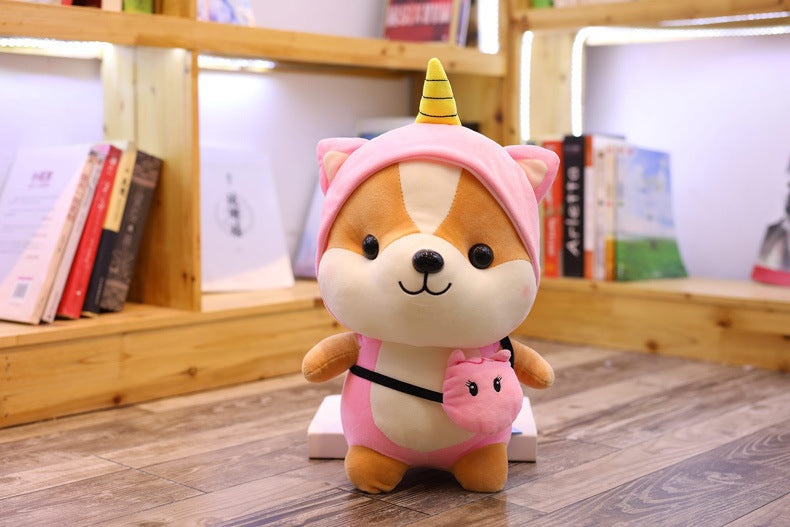 CASAGOOD Cute Squirrel Stuffed Animal Cosplay as Pink Unicorn Plush Toys Chipmuck Soft Squirrel Toy in Unicorn Costume, Great Chipmuck Plushies Toys Stuffed Animals for Kids ,10 Inch